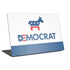 Democrat Blue And Red Universal Laptop 16.6in (13.4 x 9.7in) Skin